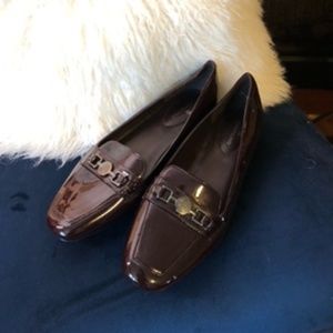 Bandolino Patent Plum Loafers size 10